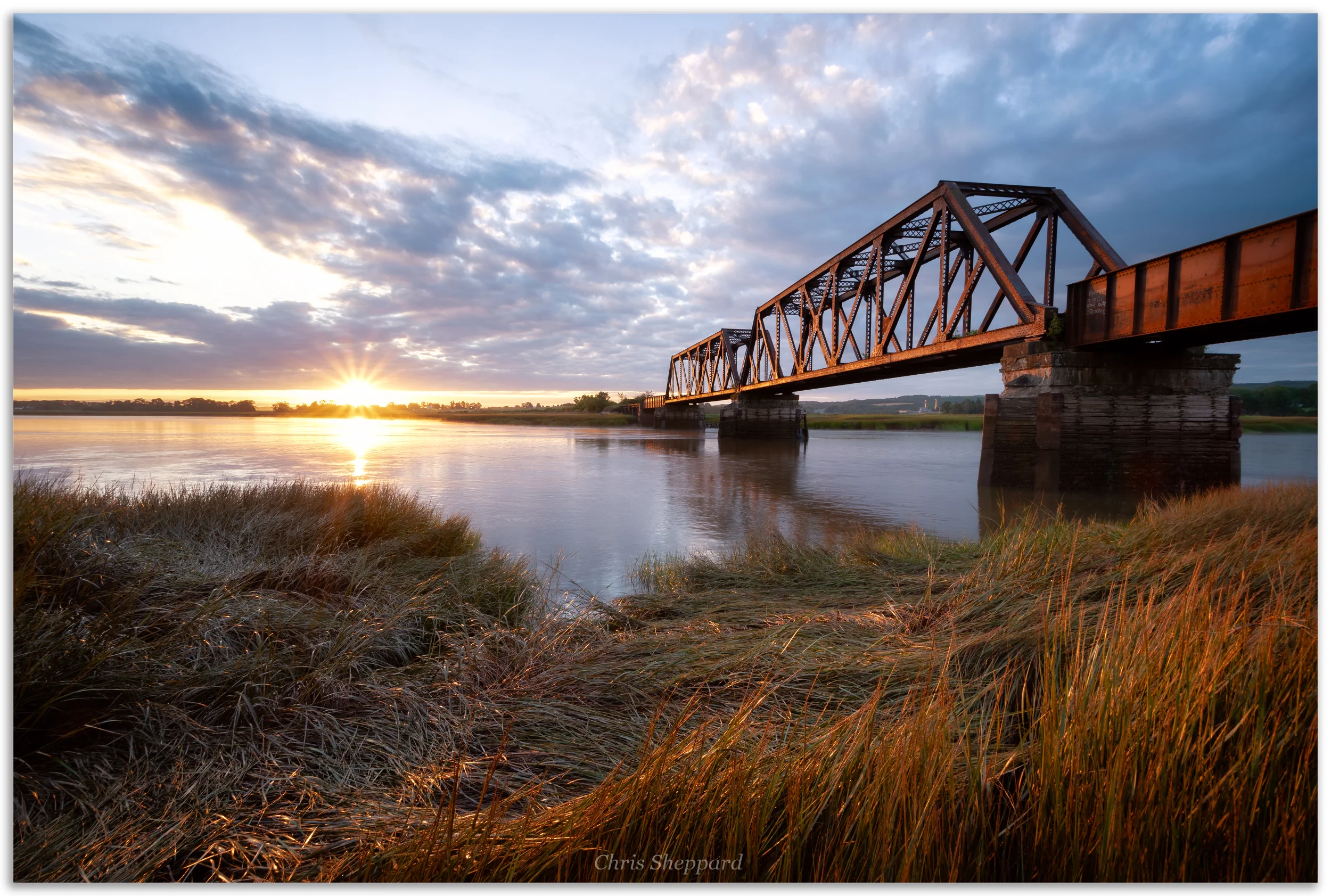 Sunrise, Derelict Train Bridge
