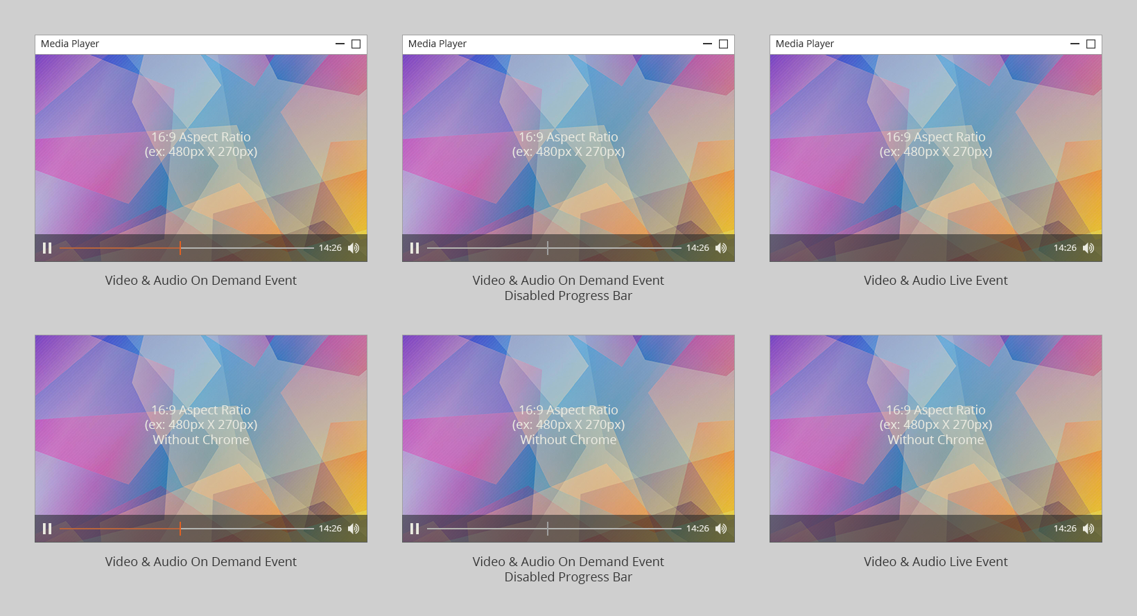 ON24 Platform 10 Media Player Widget On Demand & Live Video & Audio Events
