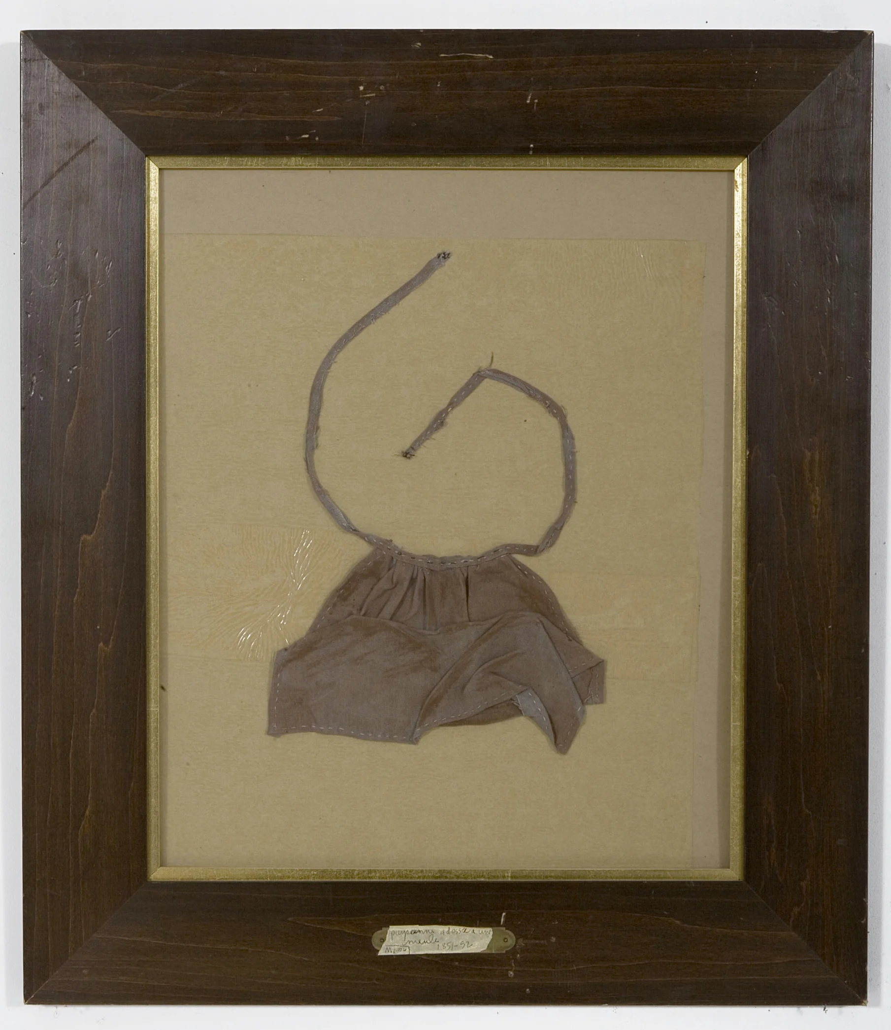 Payseaunne adossea une meule 1851-52