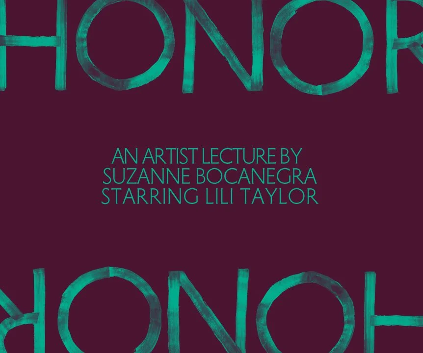 Honor, an Artist Lecture by Suzanne Bocanegra starring Lili Taylor at Theatre for a New Audience, Brooklyn, NY