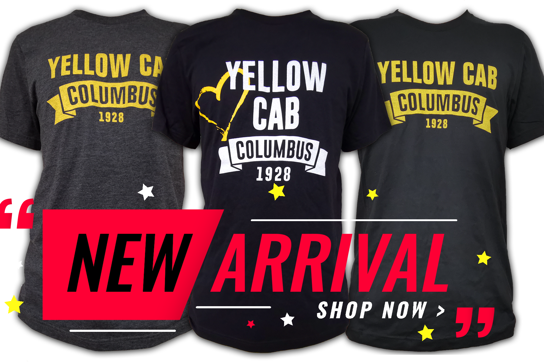 Columbus Yellow Cab Gear Now Available