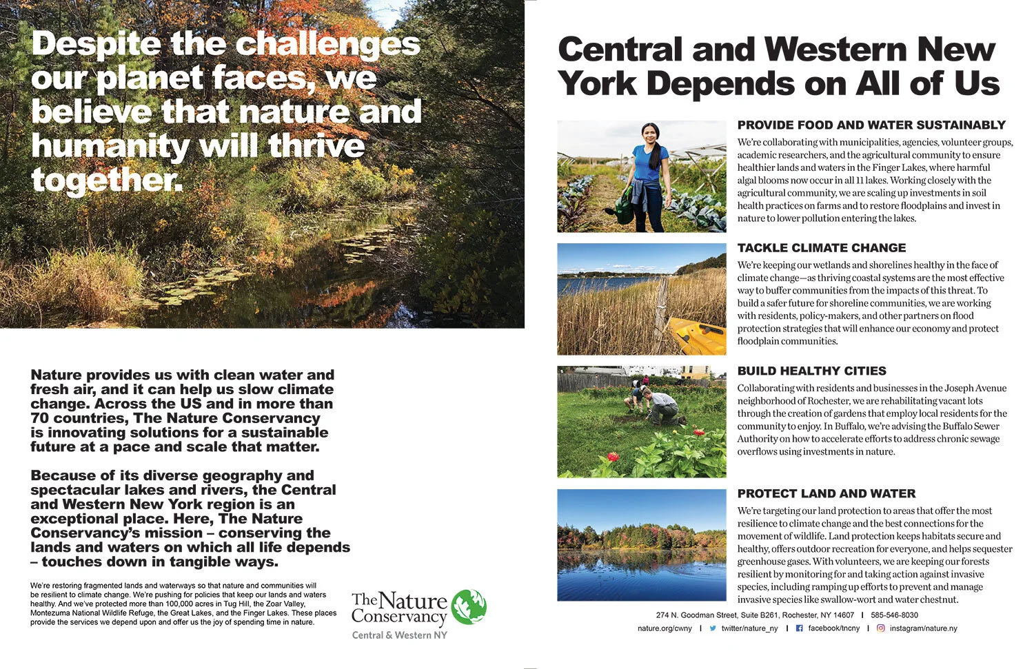 The Nature Conservancy Spring Appeals Shelter Island Graphics