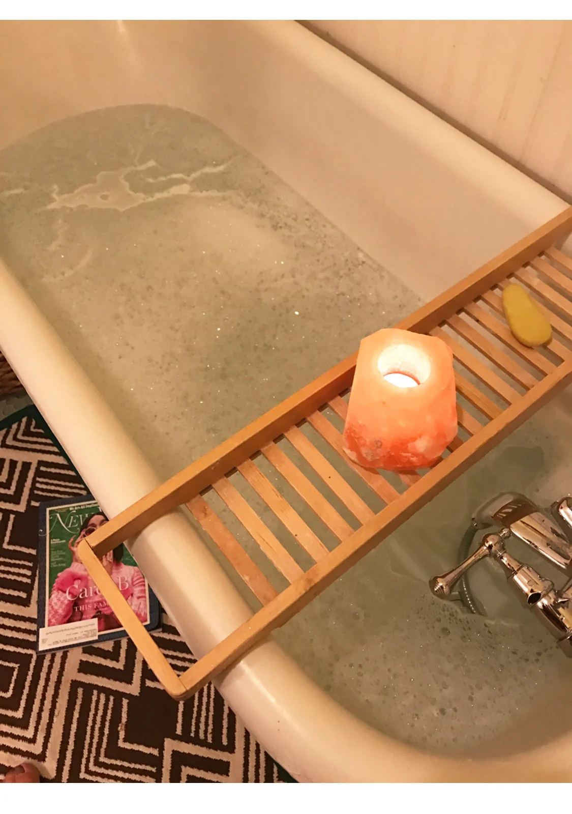 One of many nightly soaks.