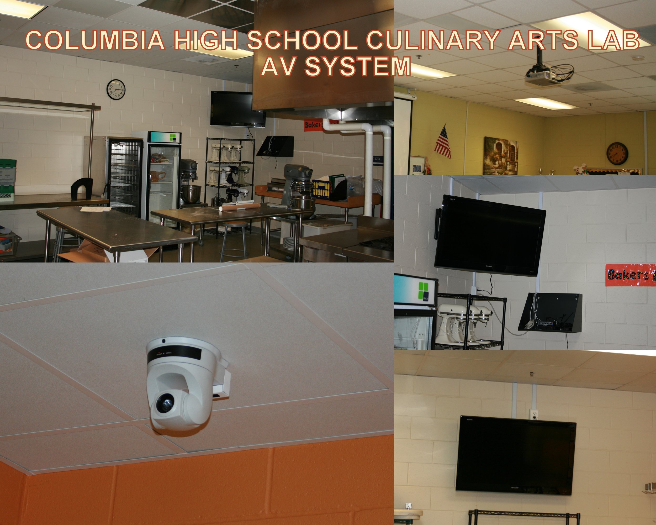 Columbia High Culinary Arts Lab AV System.JPG