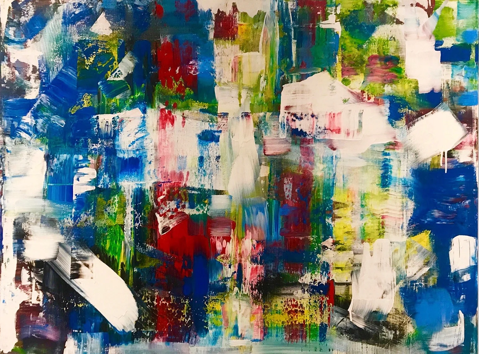 Drift, Acrylic on Canvas, 30x40", 2018