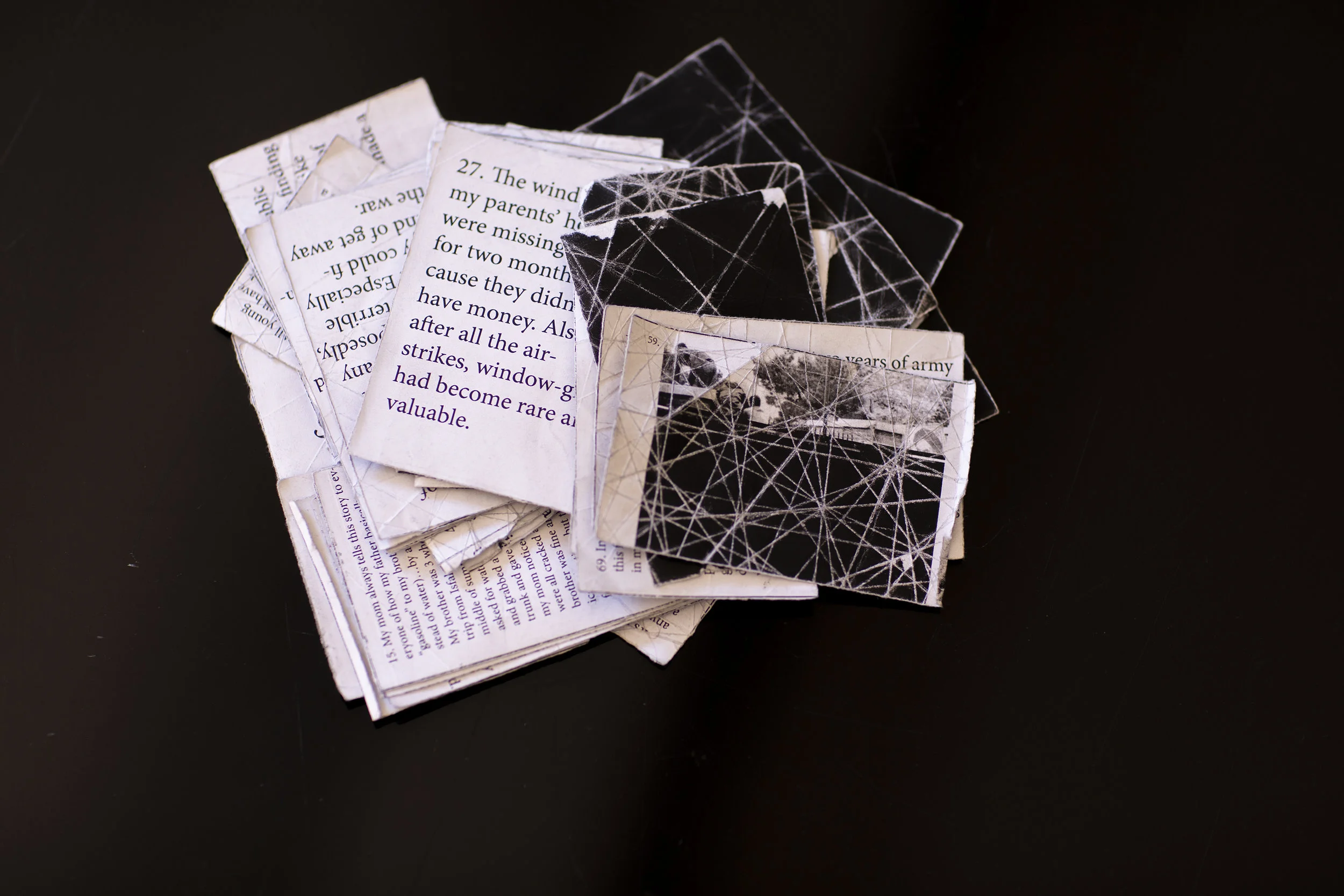 Yasi Alipour , As Dreams Became History: Iran 1979-1989: A map, A Fortune Telling Fold, A Second-Hand Oral History, Work In Progress, Media: Paper, Dimensions: 22”x34” unfolded, Year: 2019