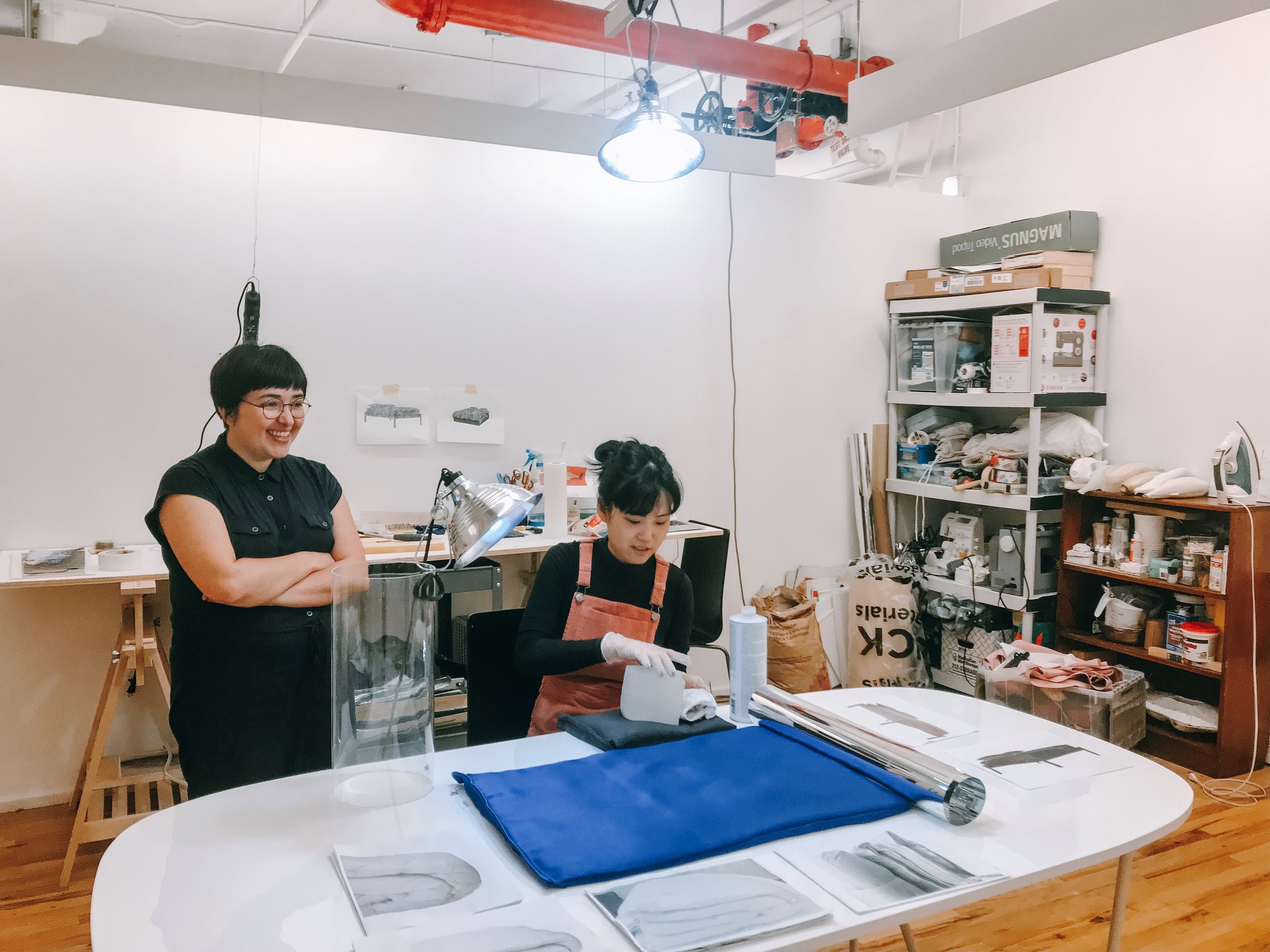 Cati Bestard and Sujung Chang, Open Studios 2019