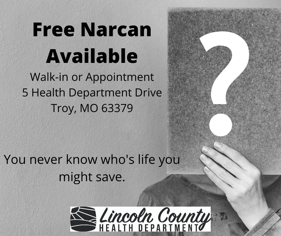 Narcan Available at the Health Department