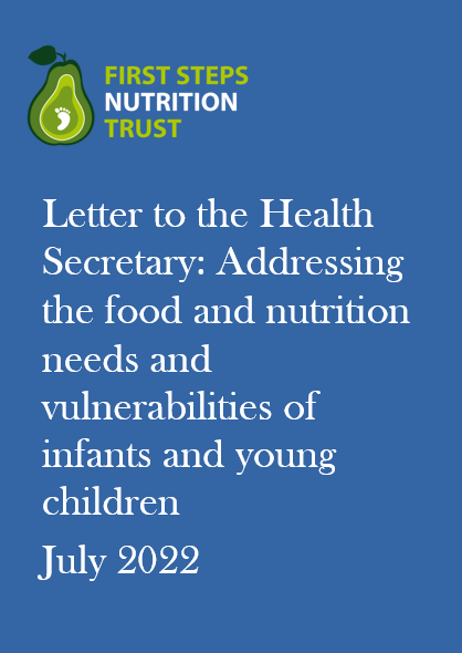 Addressing the food and nutrition needs and vulnerabilities of infants and young children