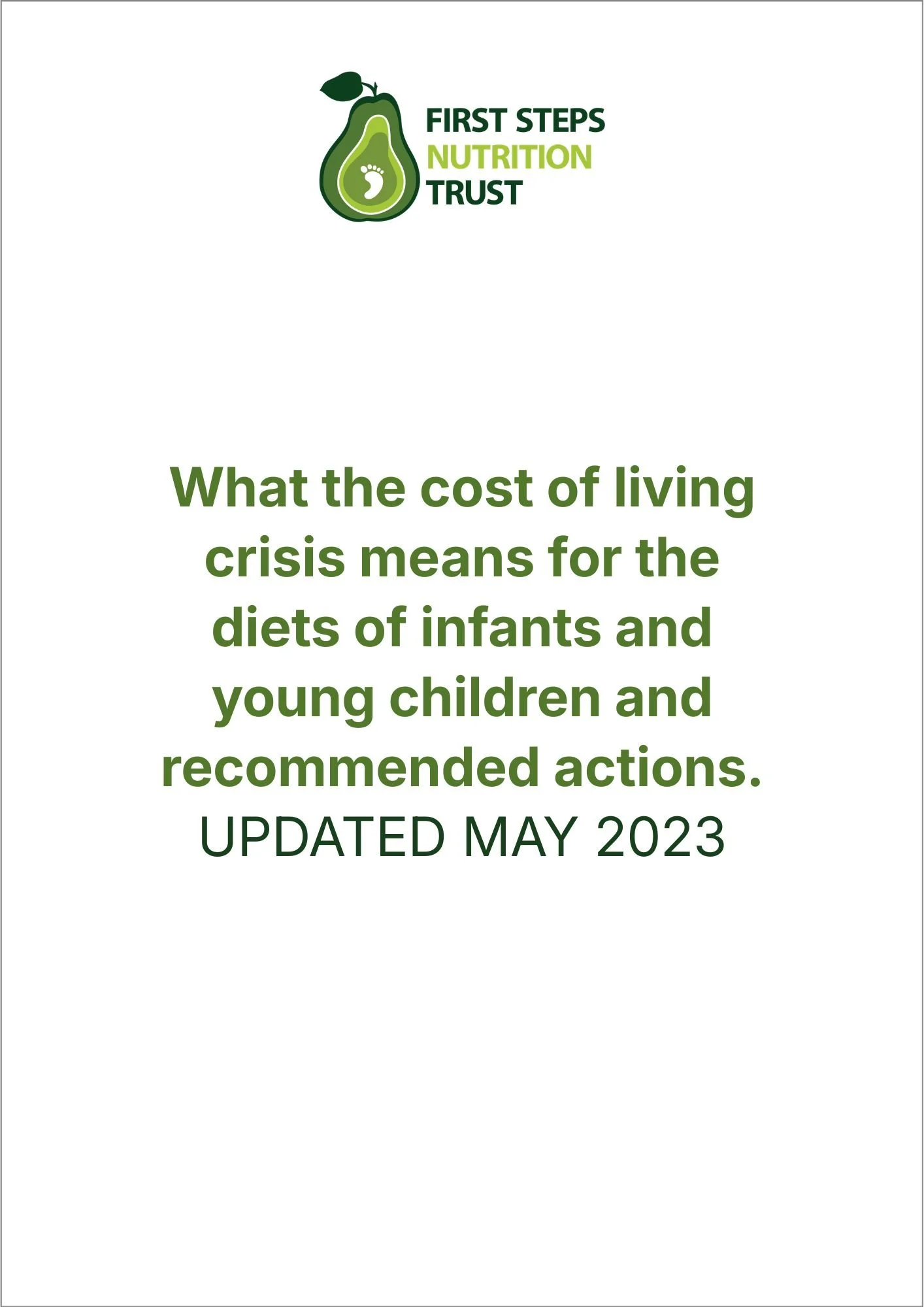 Cost of Living Report, May 2023