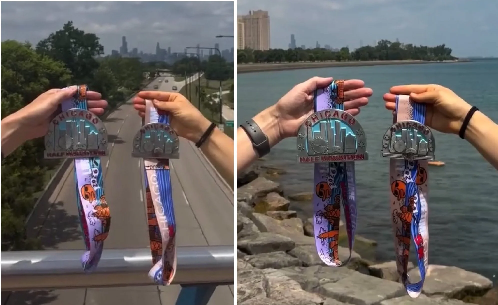  Designed the 2026 Chicago Half Marathon &amp; 5K medal ribbons  