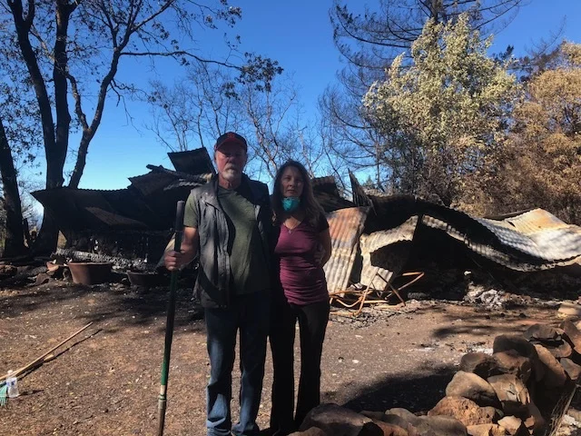Maurine & Dan post fire