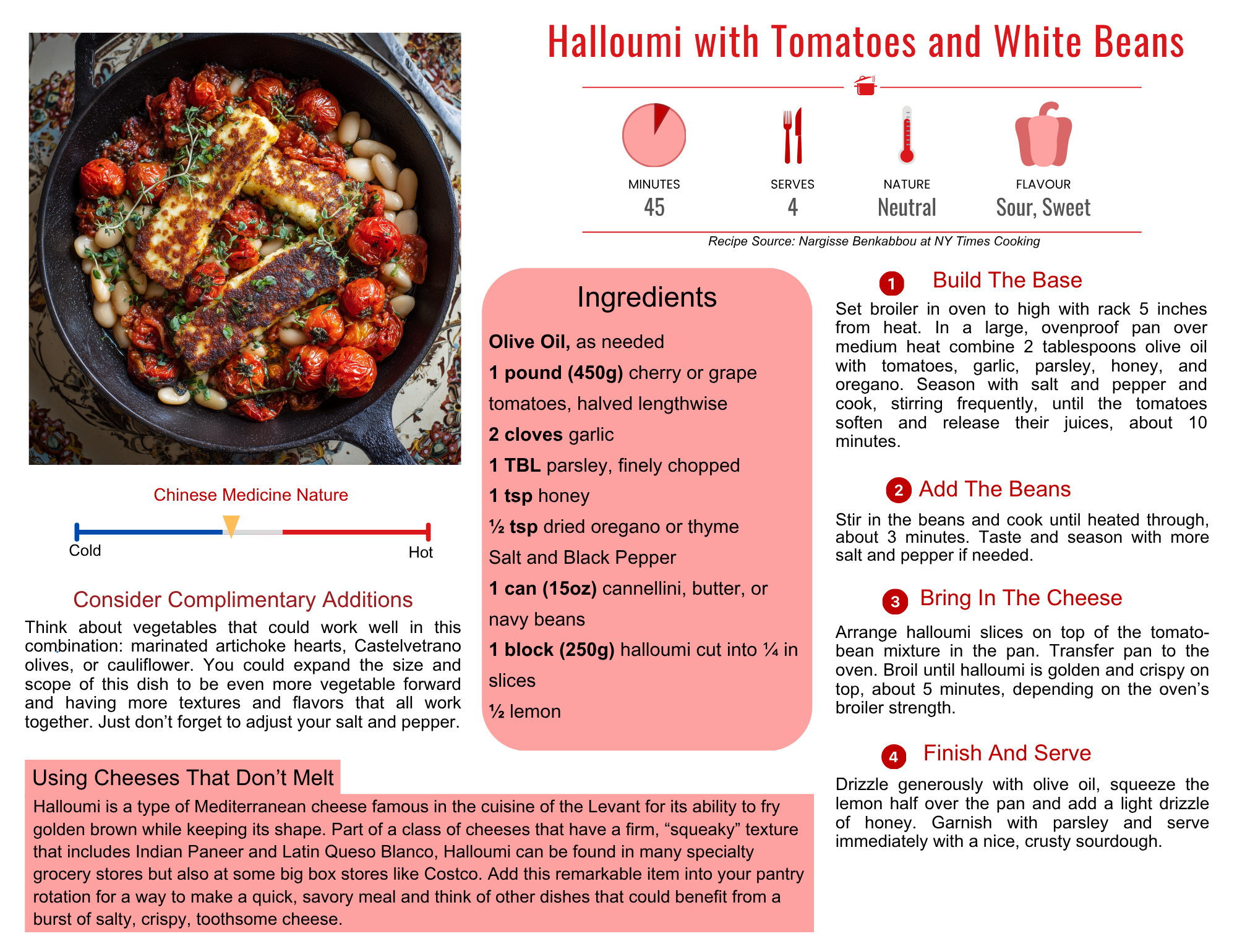 Halloumi with Tomatoes