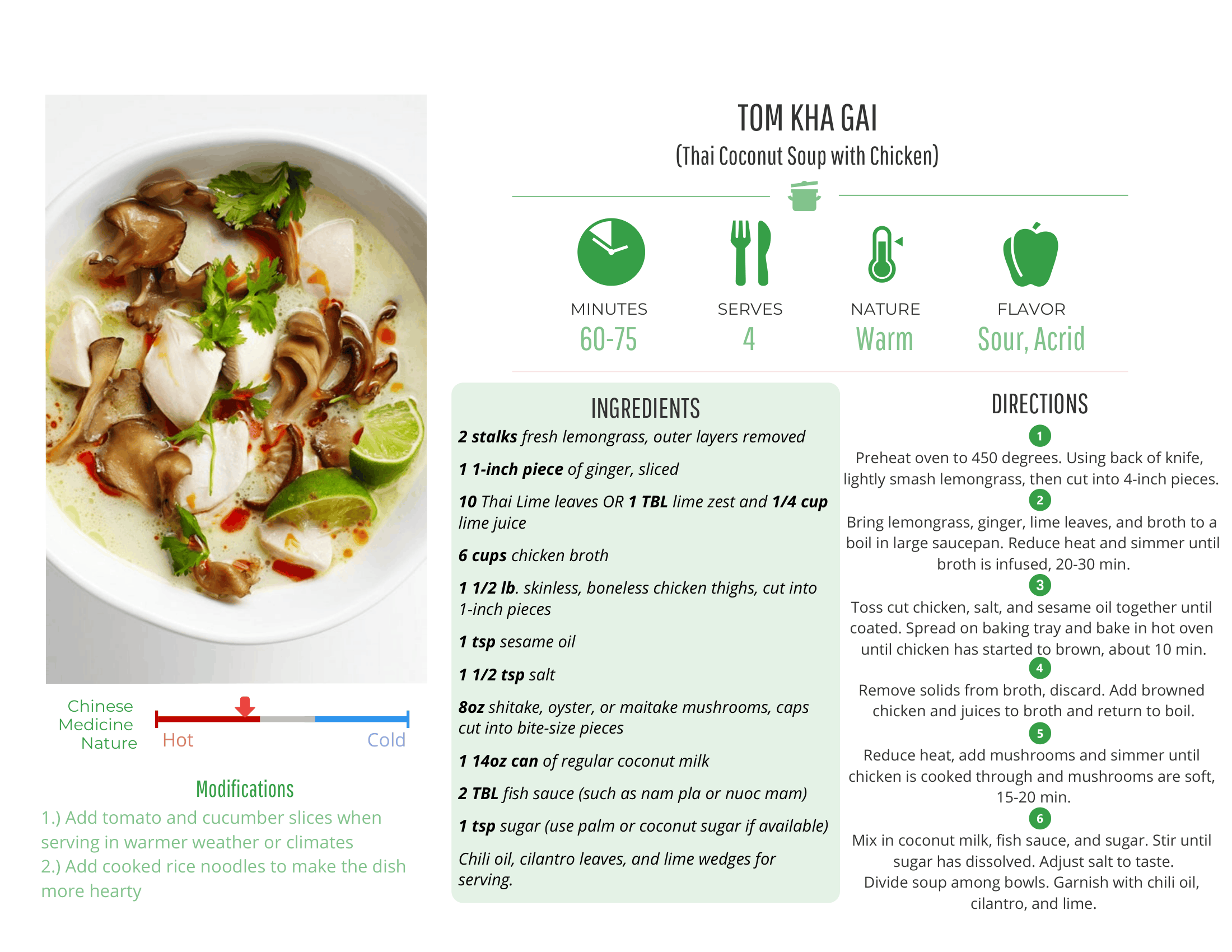 Tom Kha (Thai Coconut Soup)