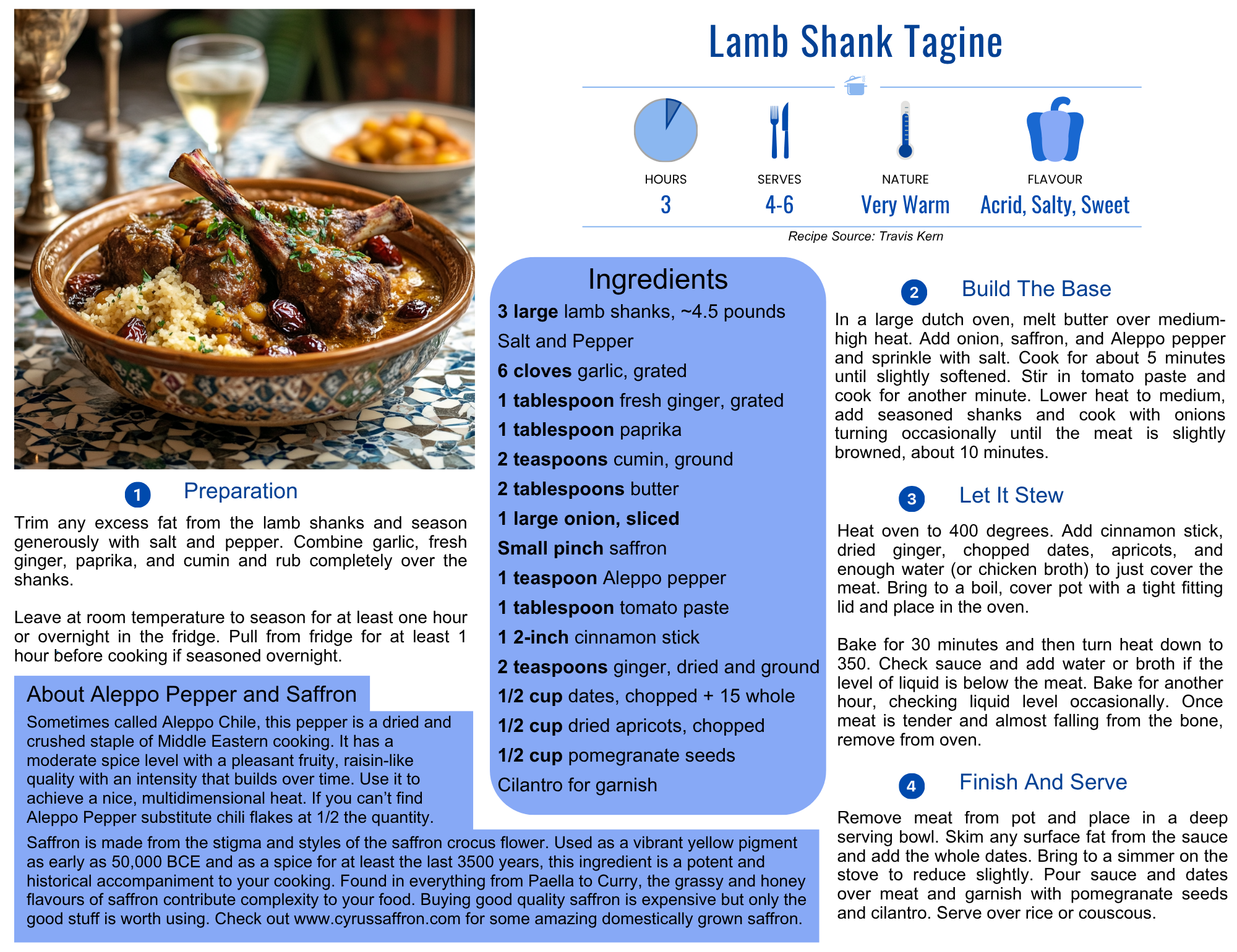 Lamb Shank Tagine