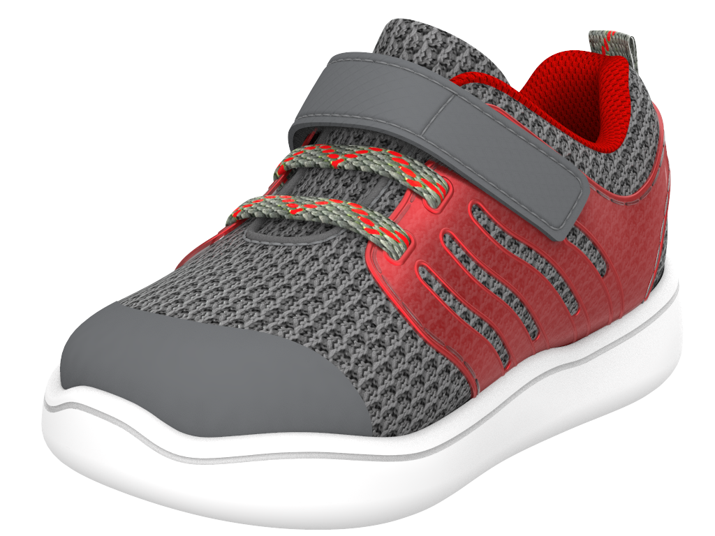 Infant Cage Grey Knit with Metallic Red Cage per.png