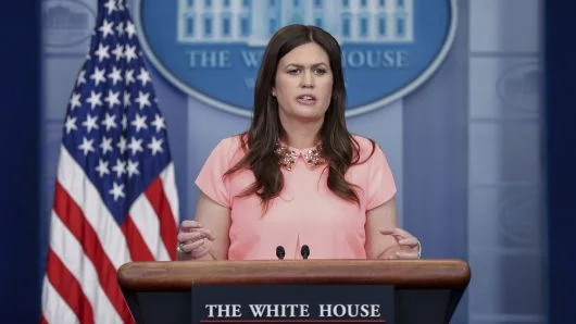Sarah Huckabee Sanders, via CNBC