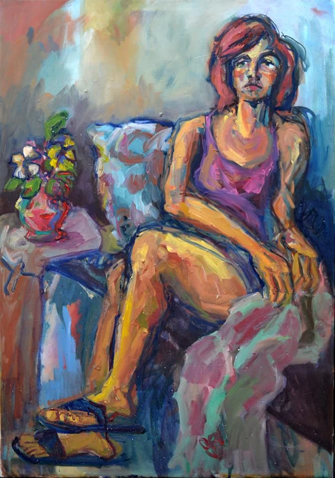 Untitled-Oil on Canvas-100 x 70 cm-2014 – Damascu