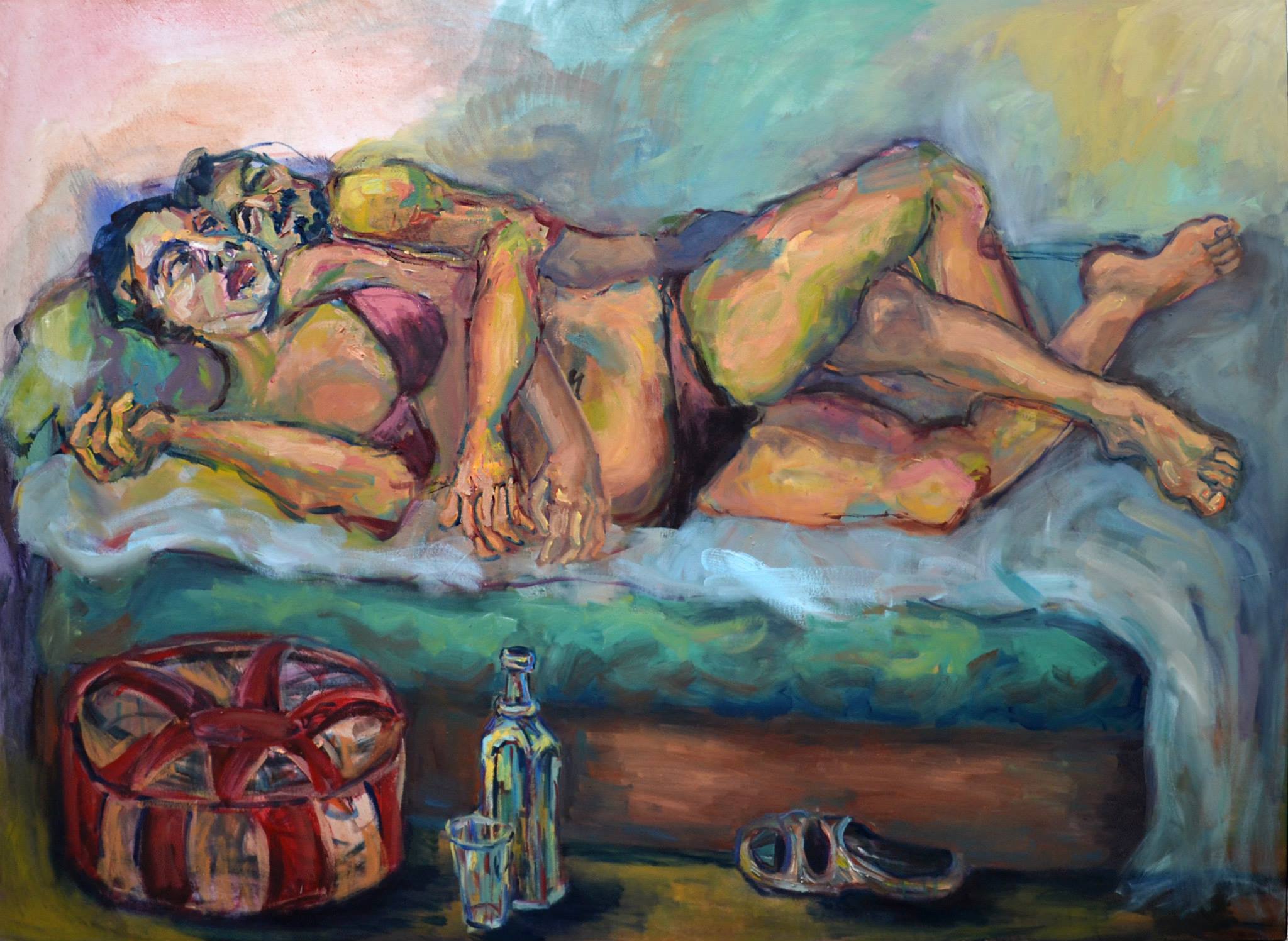 “Untitled”-120 x 60 cm-Oil on canvas-2013-Damascus