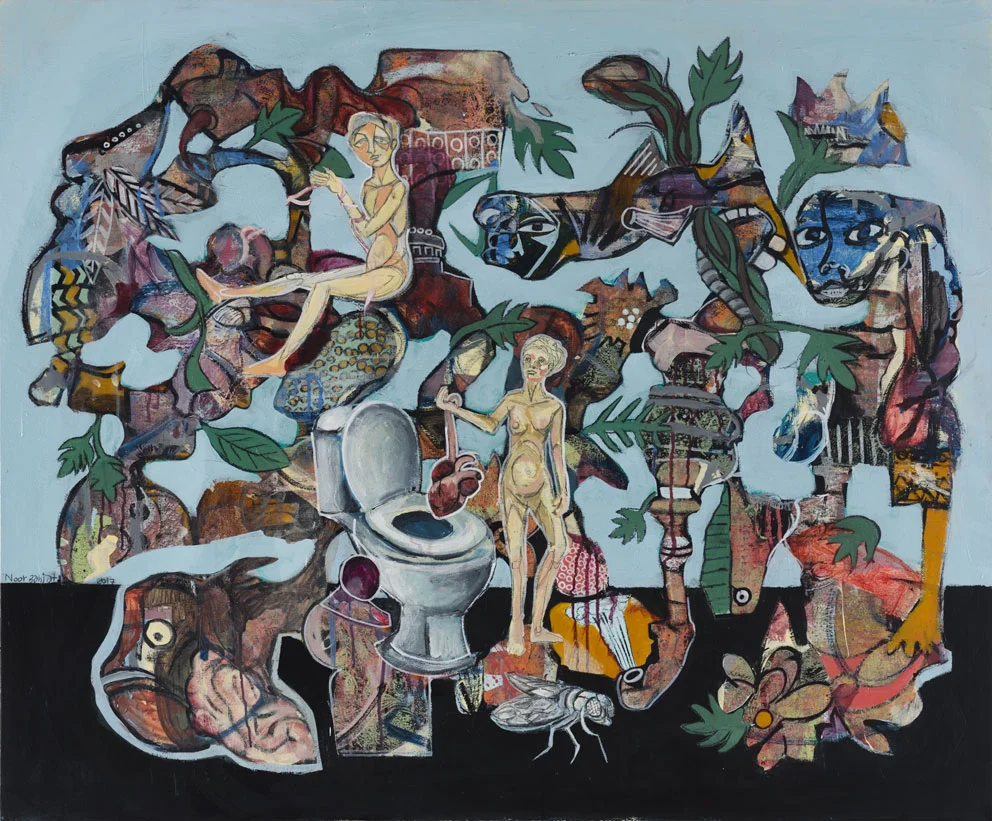 Untitled -120x140cm-Acrylic on canvas-2017-Dubai