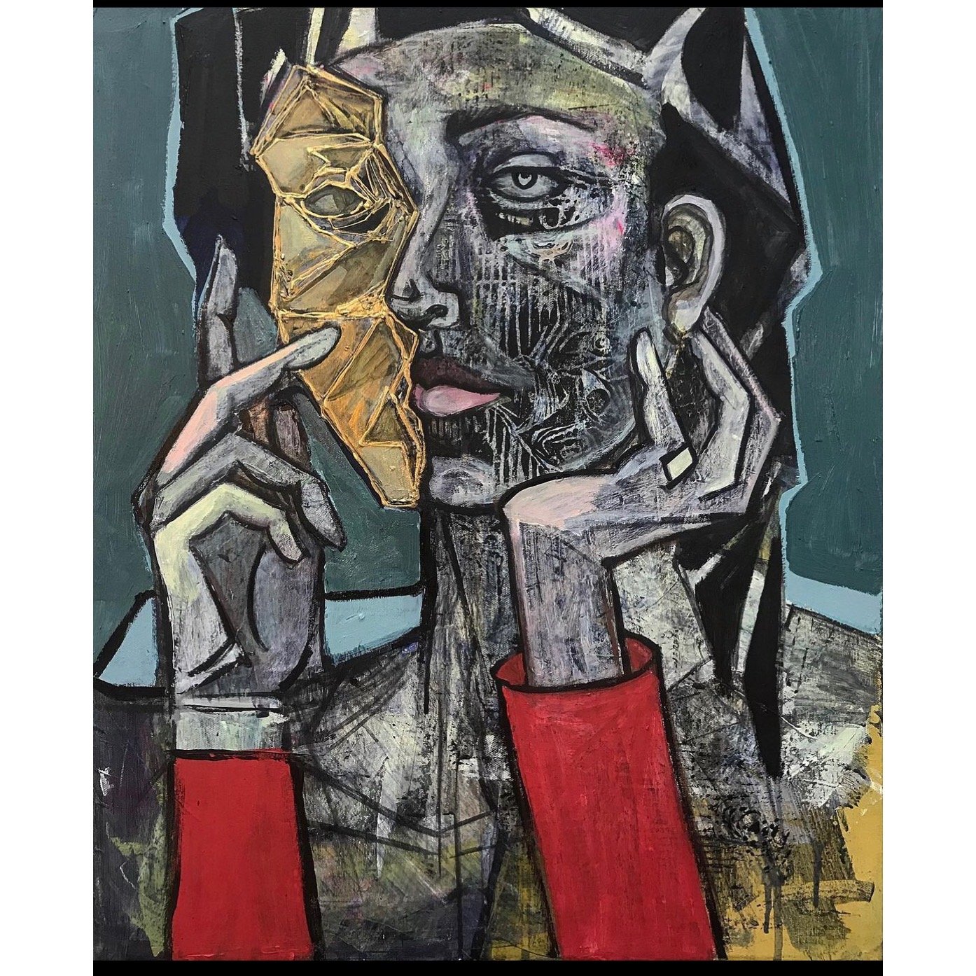 Put your self together-50x40cm-Acrylic on Canvas-2019-Dubai