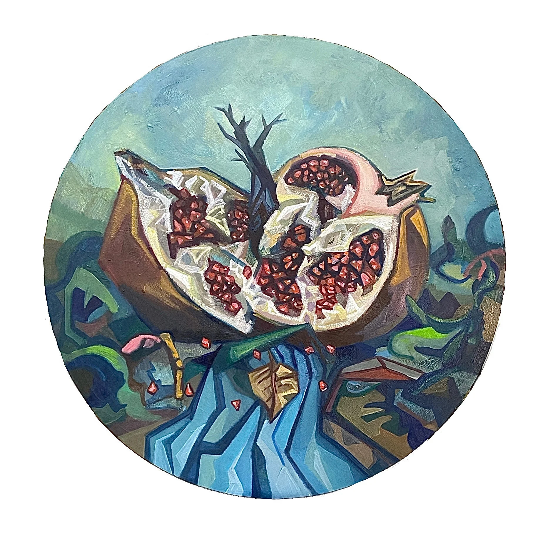 Father-40x40cm-Oil on canvas-2023-Dubai