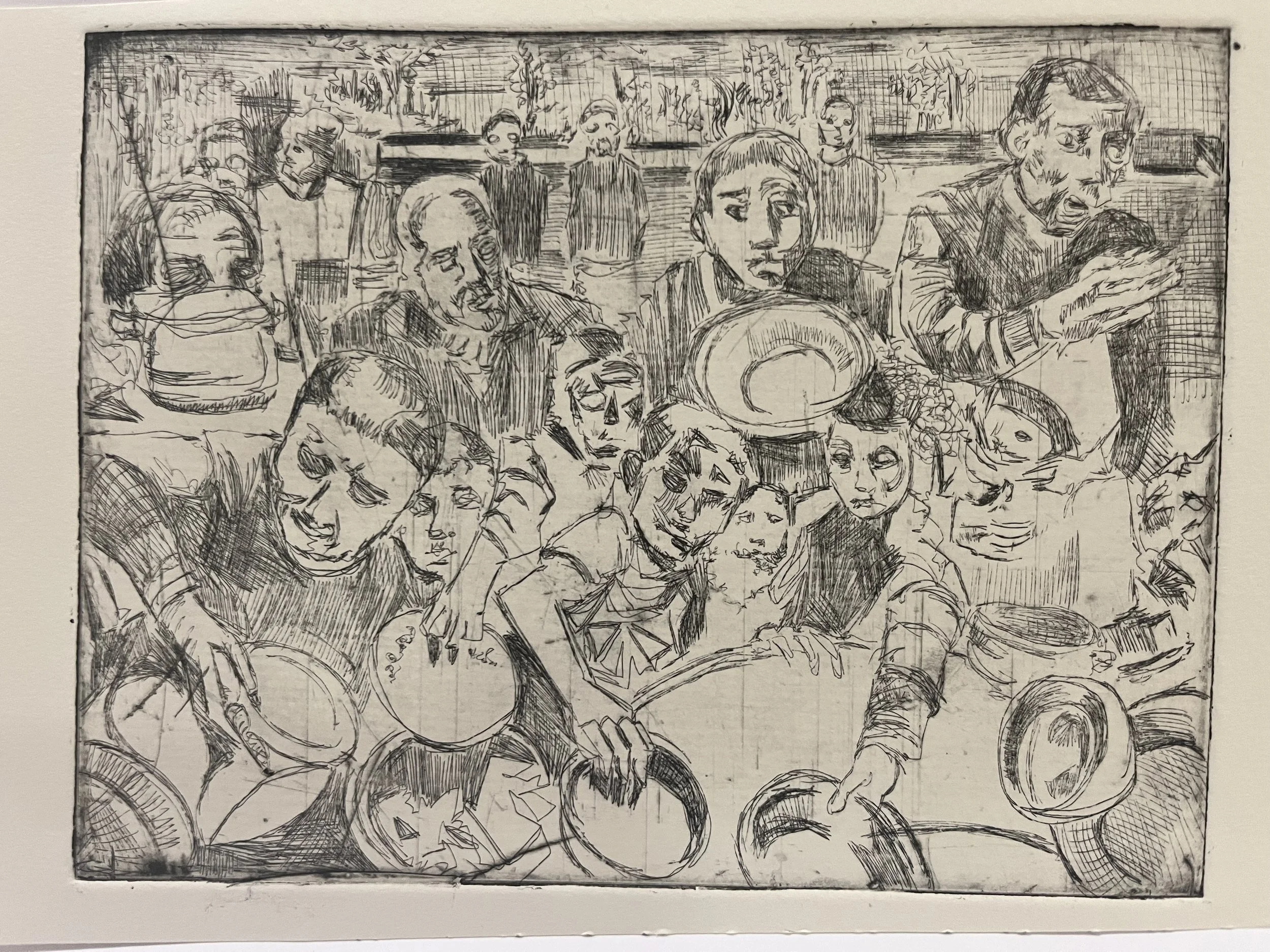 Hunger games-copper itching-A4 size-2024-Dubai