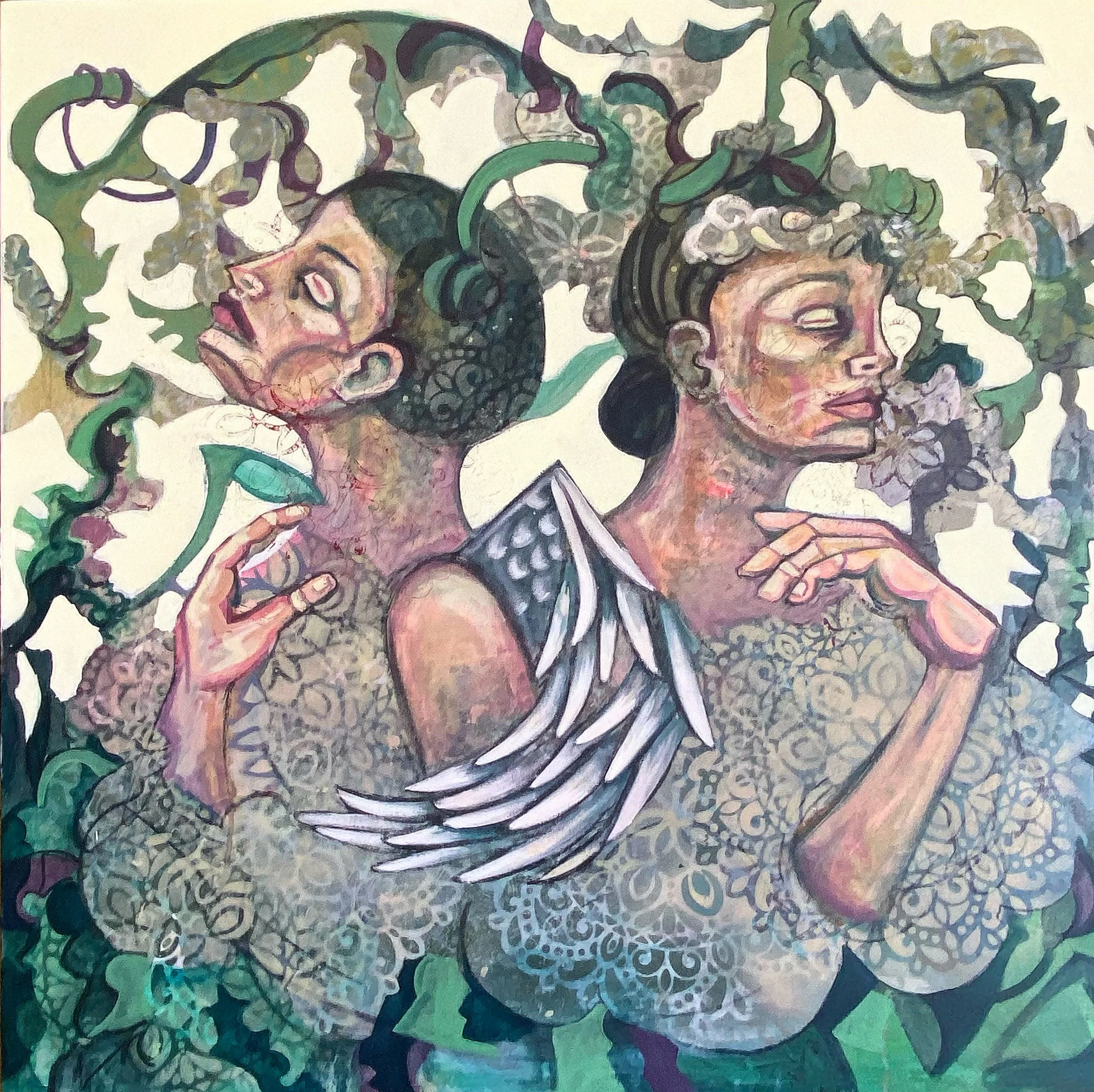 Muse-80x80cm-Acrylic on canvas-2022-Dubai 