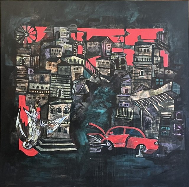 Conquer-120x120cm-Acrylic on canvas-2023-Dubai
