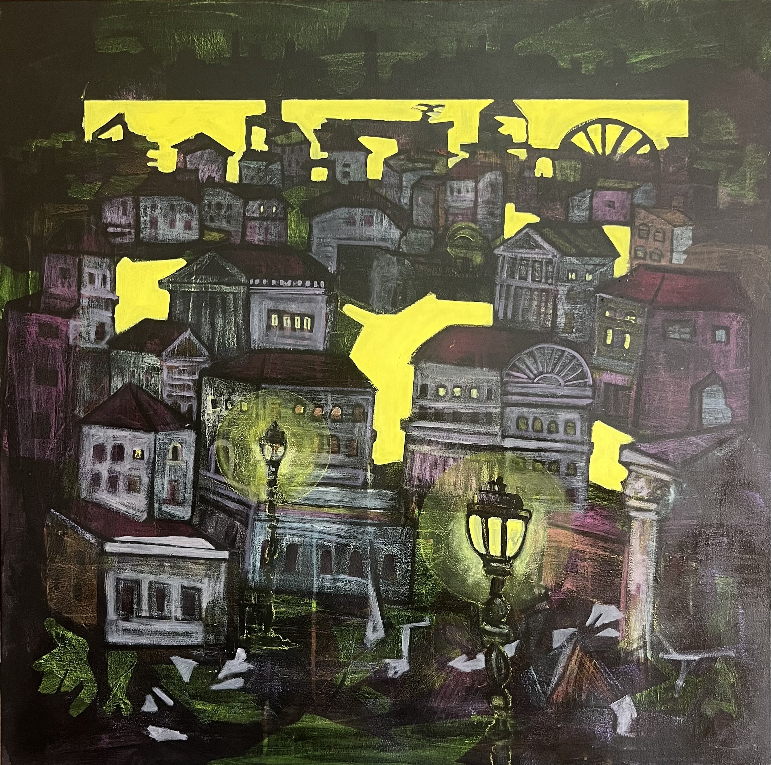 Exploiation-80x80c-Acrylic on canvas-2024-Dubai