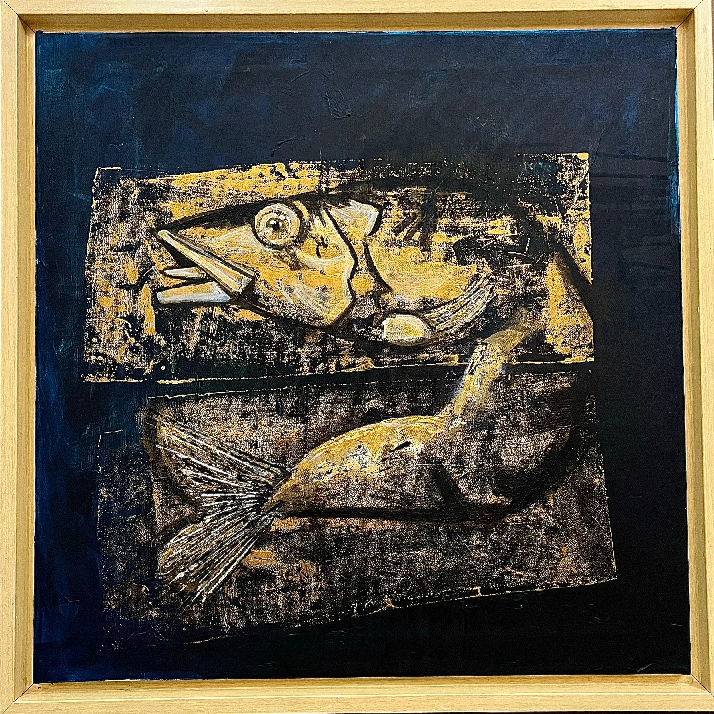 Struggle-Acrylic on canvas-70x70cm-2023-Duba