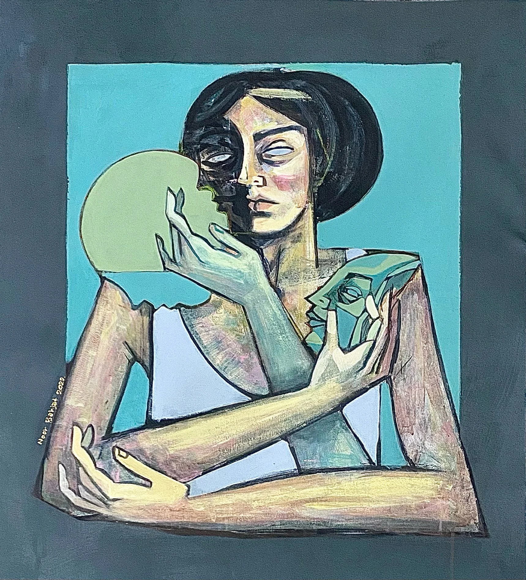 Future-70x70cm-Acrylic on canvas-2022-Dubai