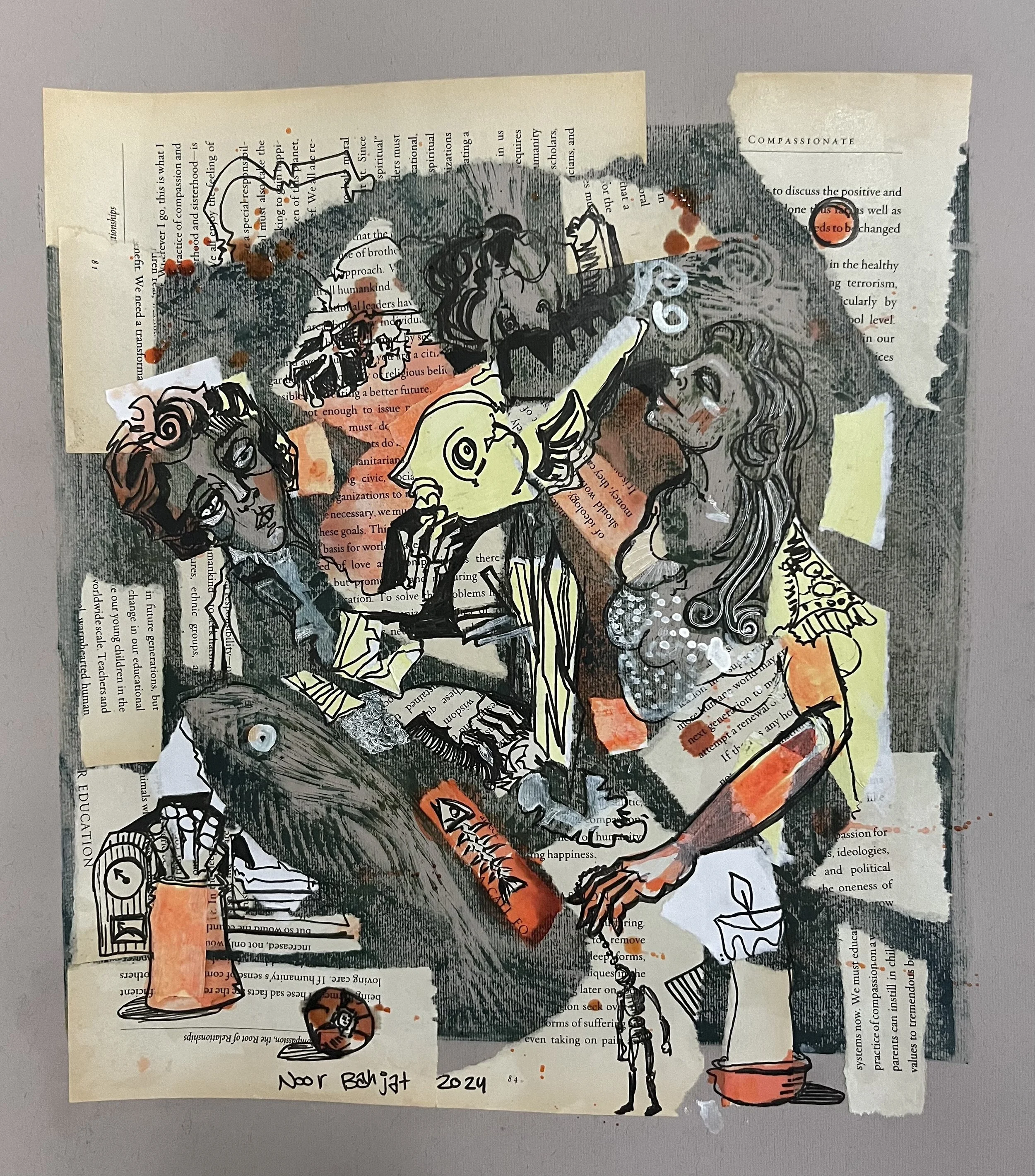  Prosparity - A3- Mixed media on paper- 2024- Dubai  