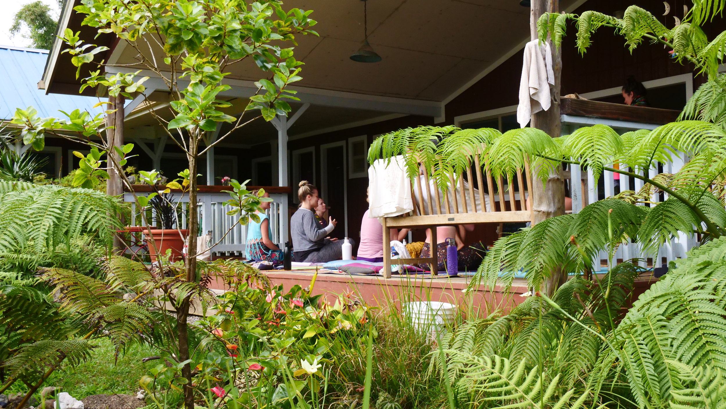 Yoga on the Lanai