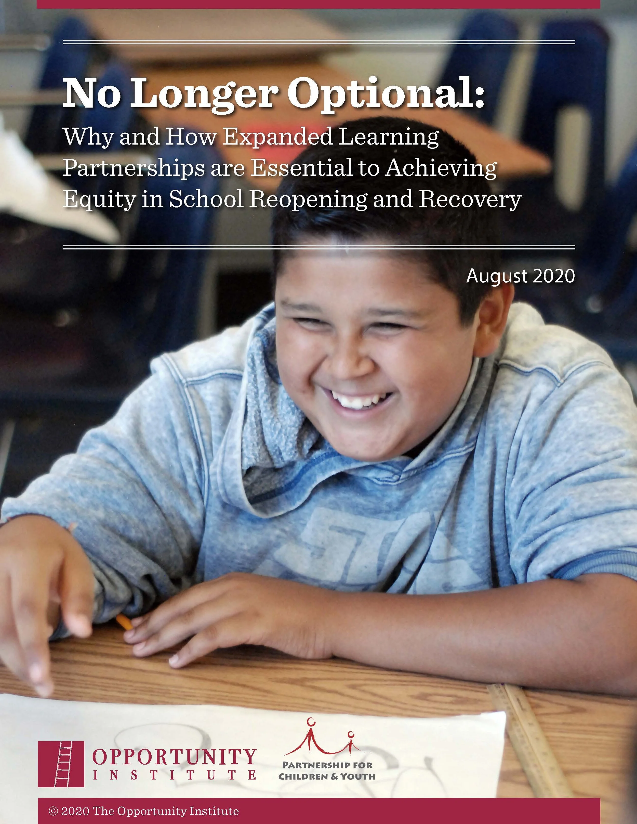 No Longer Optional: Expanded Learning in School Reopening