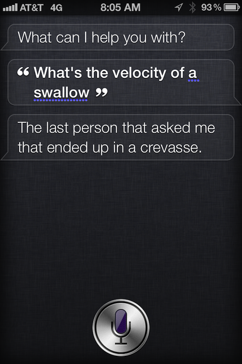 siri monty python