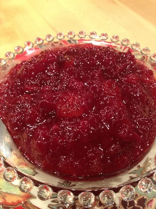 Cranberry Grapefruit Sauce