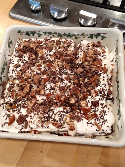 Ice Cream Sandwich “Casserole”
