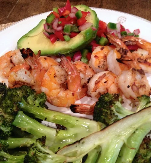 Grilled Shrimp with Kickin' Salsa
