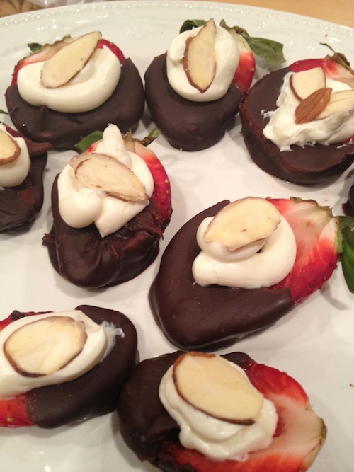 Almond-Stuffed Strawberries