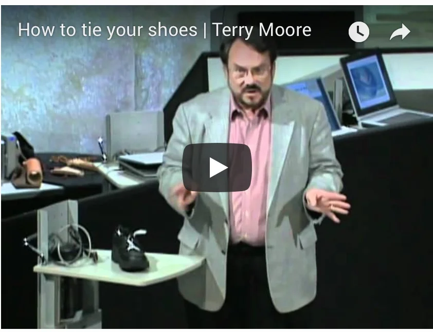 Do you know how to tie your shoes correctly?