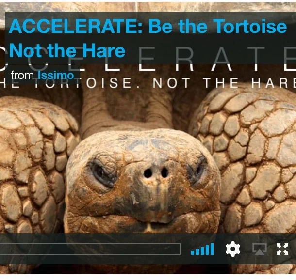 What do you do if you want to go faster?