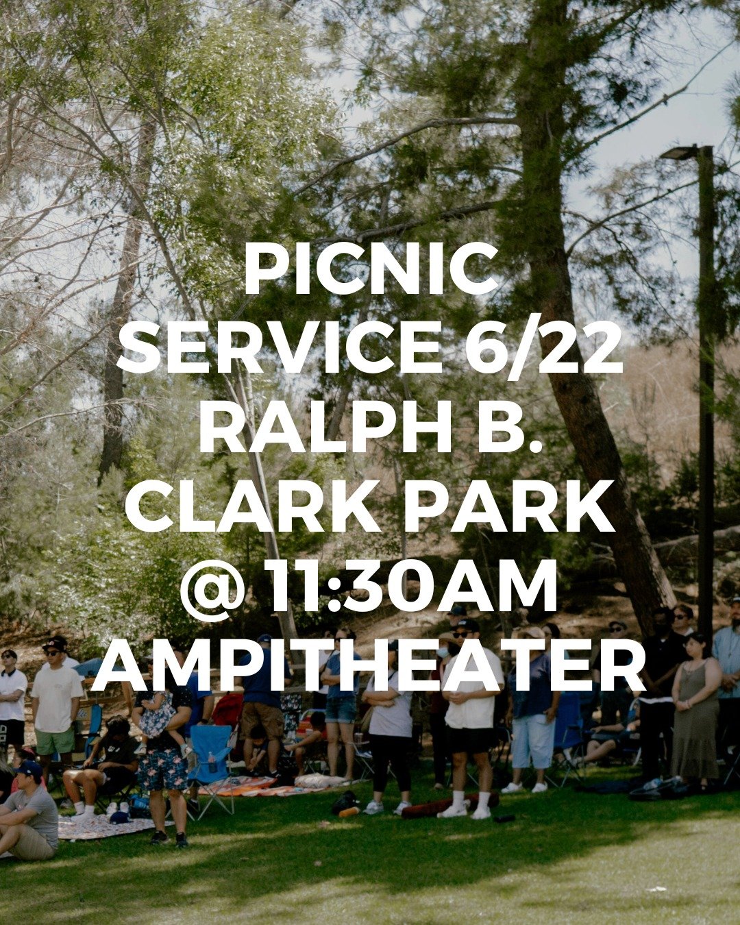 This Sunday Service 06/22/2025 will be a Picnic Service in the Amphitheater in Ralph B. Clark Park at 11:30am. In this service we will be also sending off our Mission Teams! The Amphitheater is to the left as you enter the park. See you there! We wil