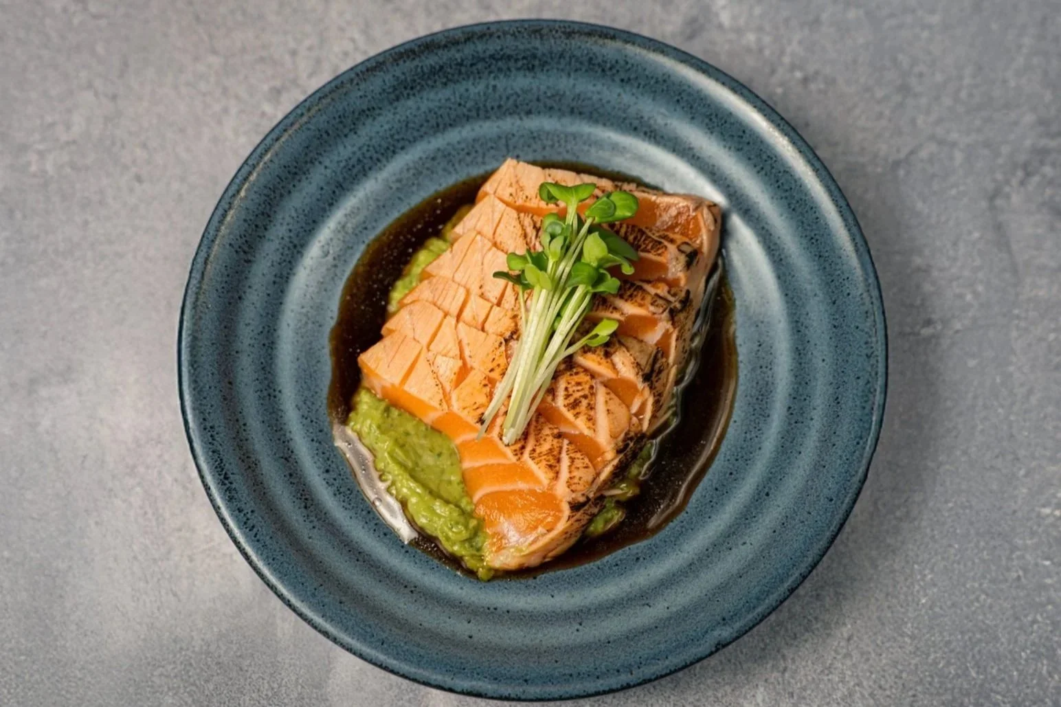 *Salmon Tataki $15