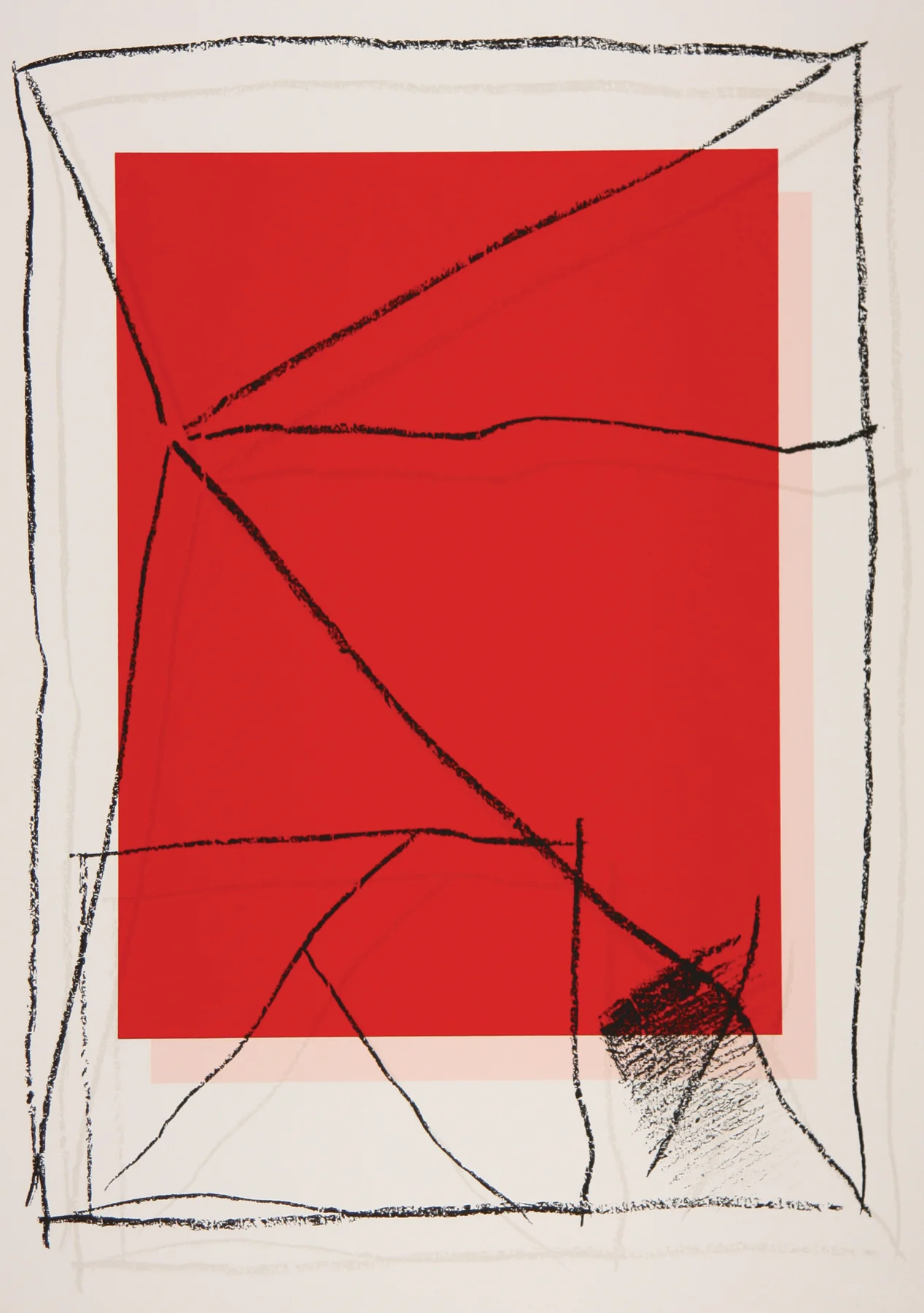 Harbinger 1989, 5-c screenprint, 30" x 22", ed: 41. $1500. (rare)