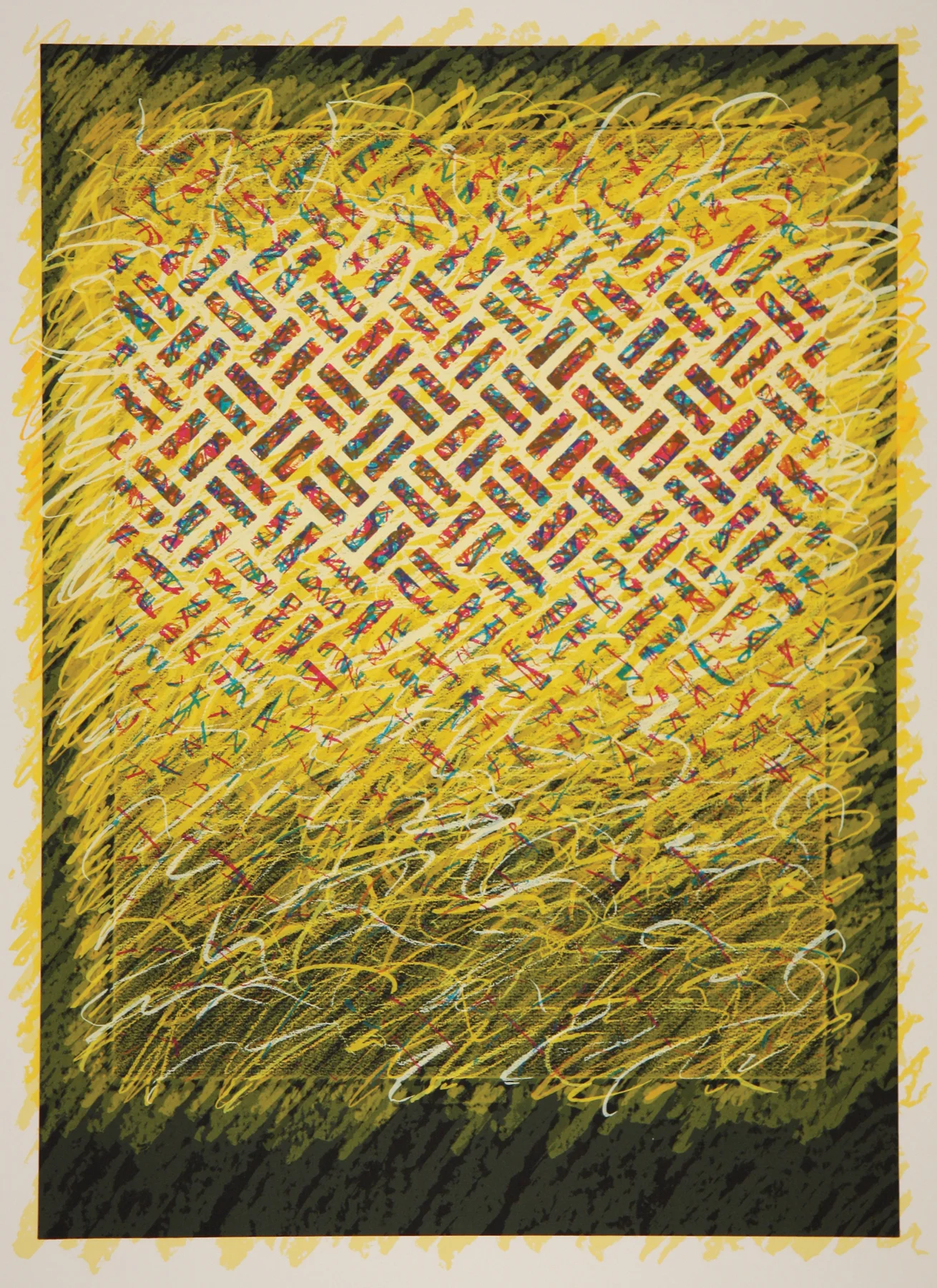 Simokon 1988, 11-c screenprint, 29.5" x 21.5", ed: 40. $1250.