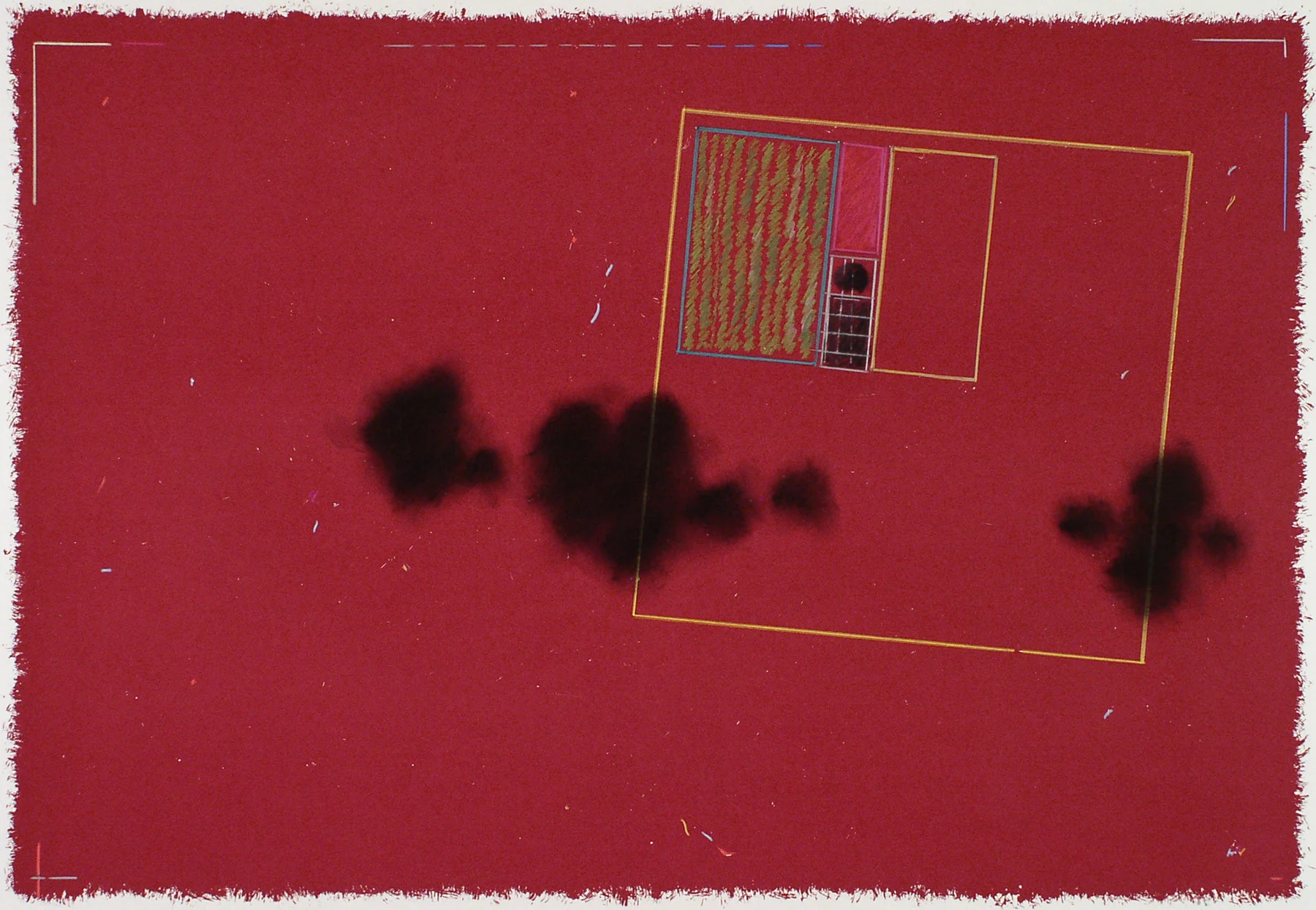 Kurashiki #2 2000, screenprint w/hand color, sh. 21.75"x 29.75", ed: 5. $800.