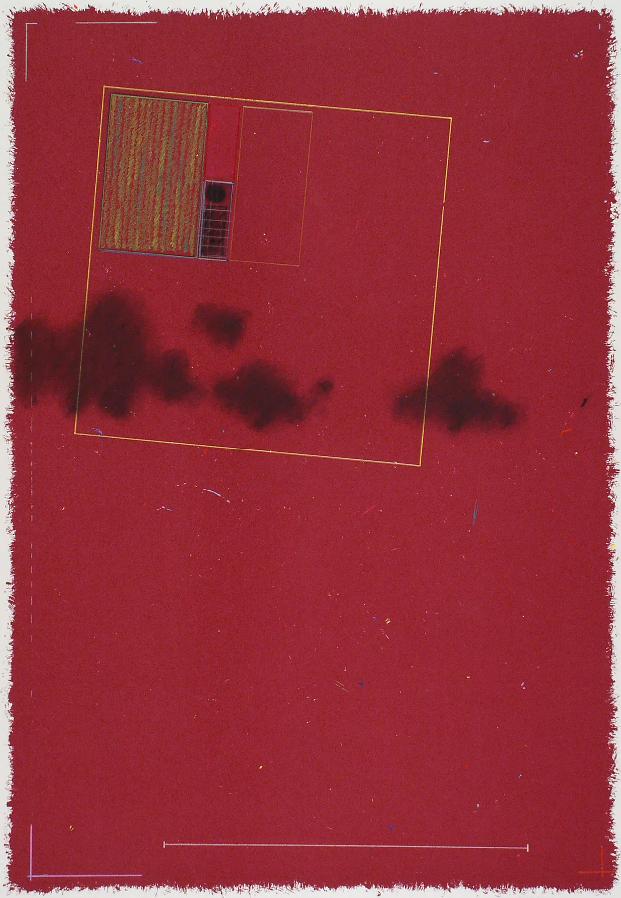 Kurashiki #1 2000, screenprint w/hand color, sh. 29.75"x 21.75", ed: 5. $800.