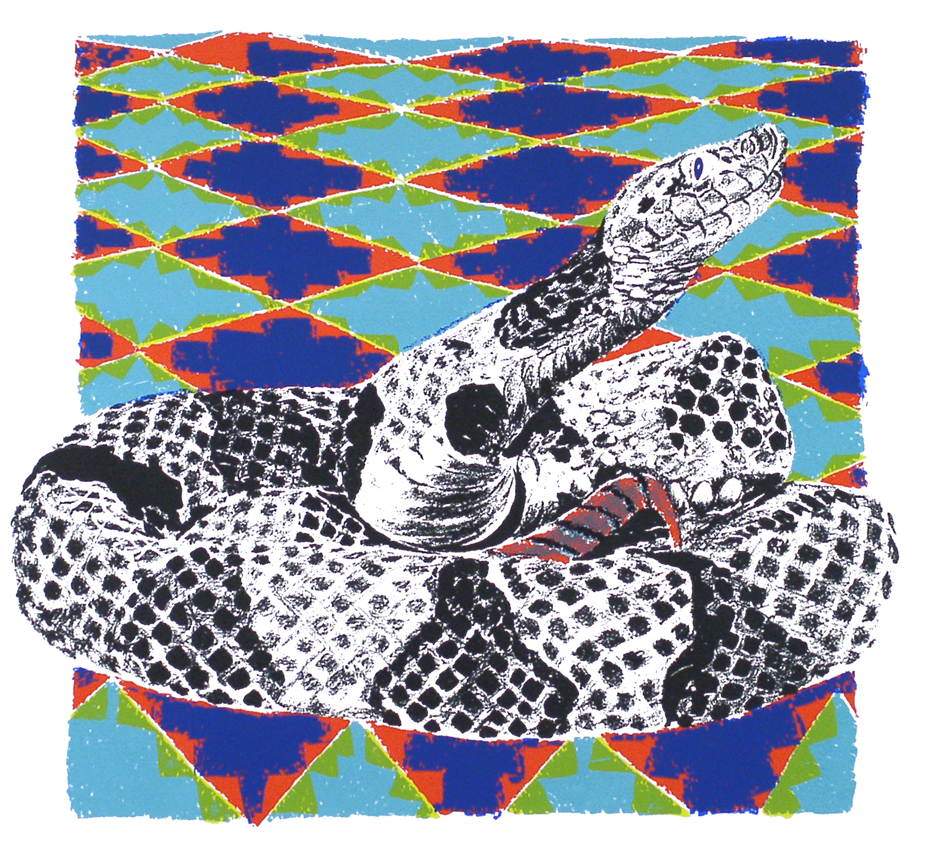 Osage's Command 1991, 5-color screenprint, sh: 21.75"x 29.75", ed:60. $850.