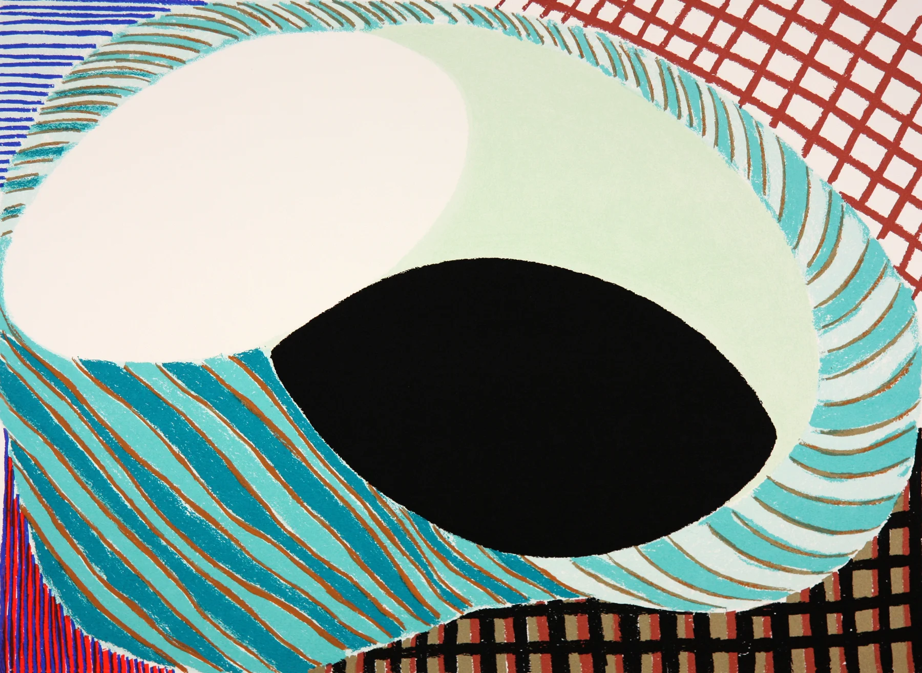 Echo 1989, 11-color screenprint, sh: 22"x 30", ed: 62. $1250.